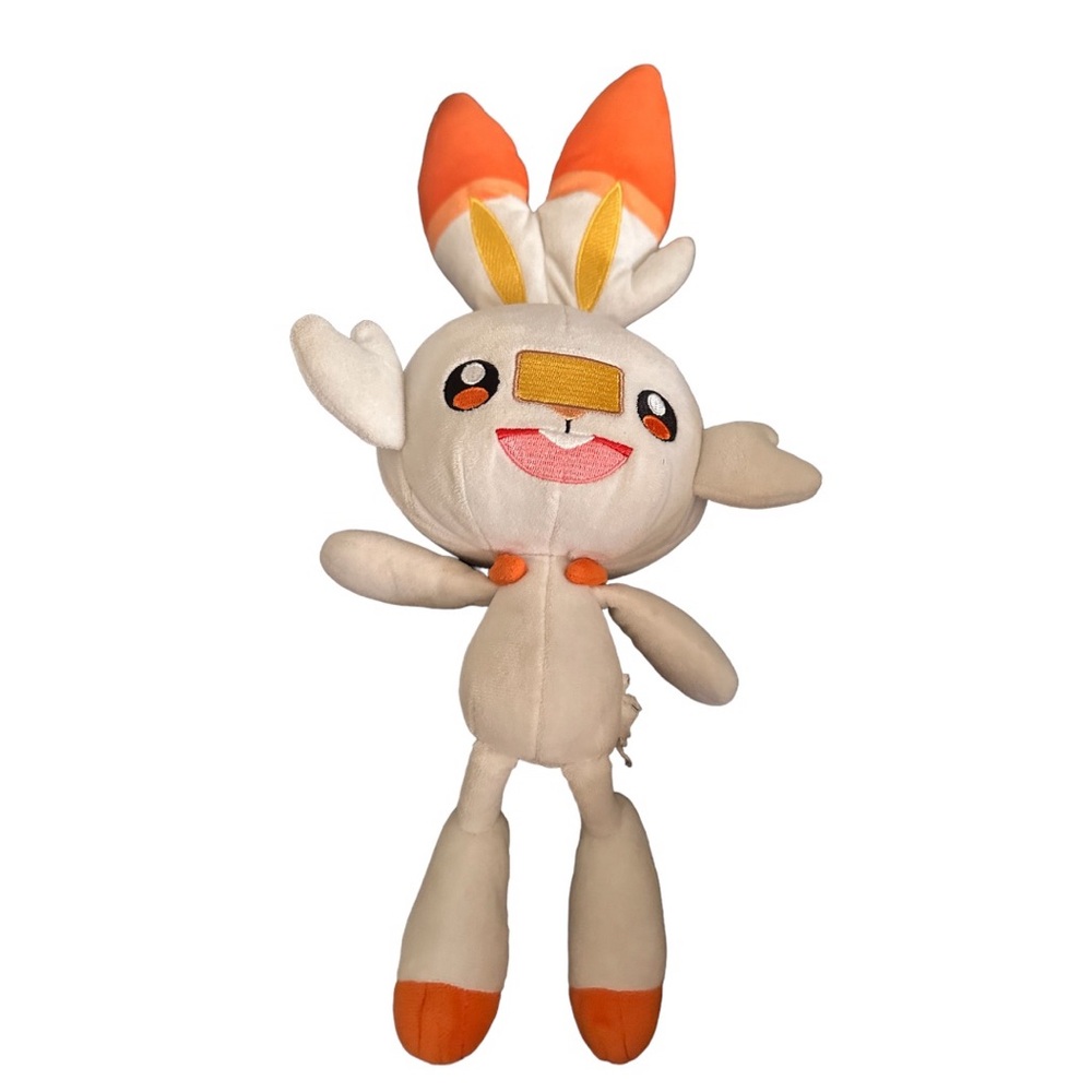 Pokemon 13" Scorbunny Plush Bunny Stuffed Animal Doll